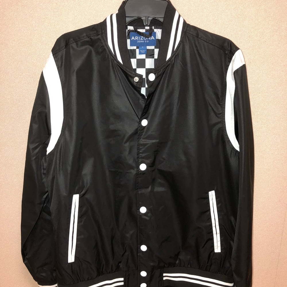 Black and White Varsity Jacket